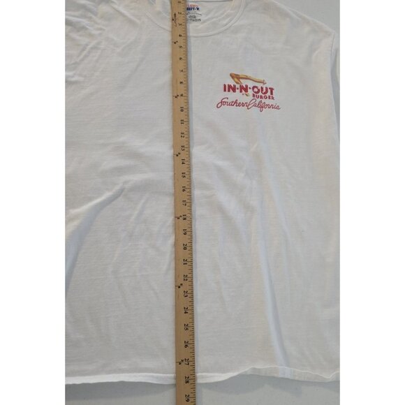 In-N-Out Burger T-Shirt L/S Southern California Classic Cars 1991 Vintage XL - Picture 10 of 10